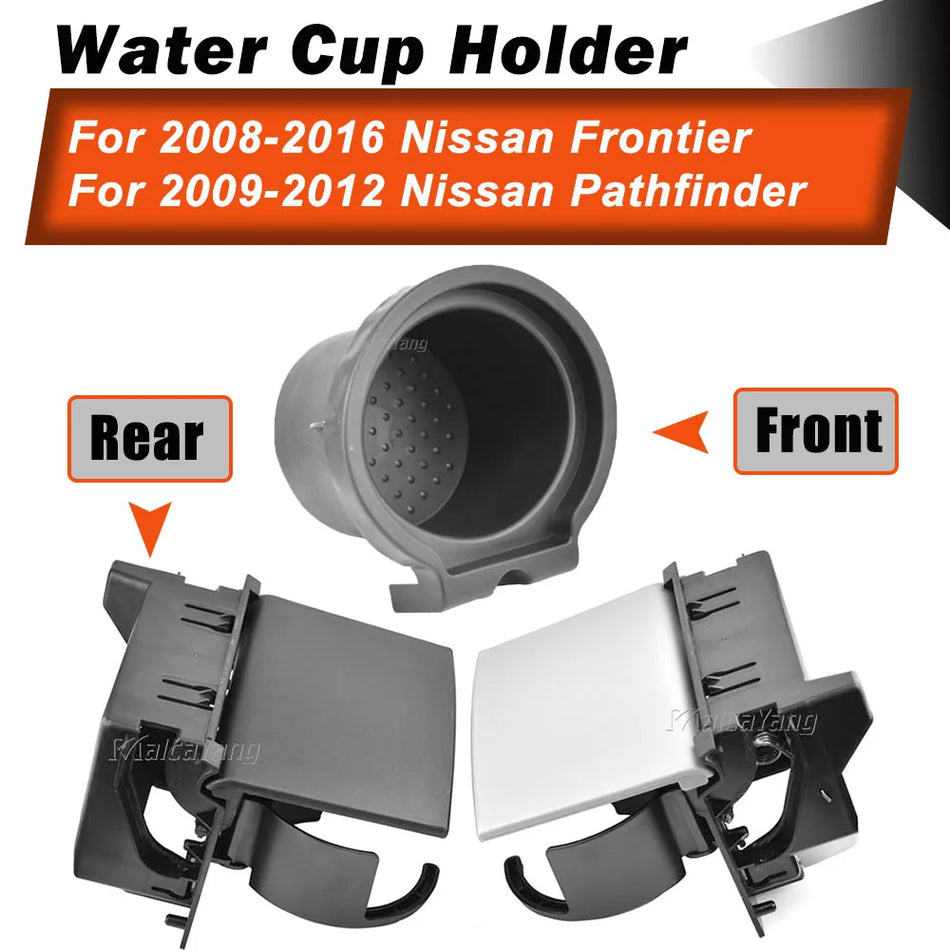 Suporte para Copos do Console Central Frontal Traseiro para Nissan Frontier Pathfinder Xterra