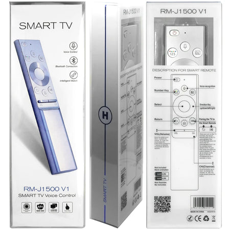 Original RM-J1500 V1 Remote For Samsung TVs - IR Bluetooth