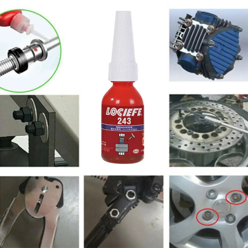 KITPIPI Threadlocker 243 &ndash; Medium Strength Adhesive for Secure Metal Threads