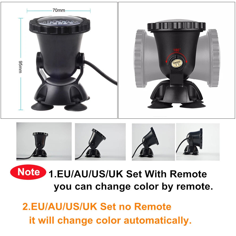 RGB Waterproof LED Underwater Light Lamp &ndash; RGB Lighting