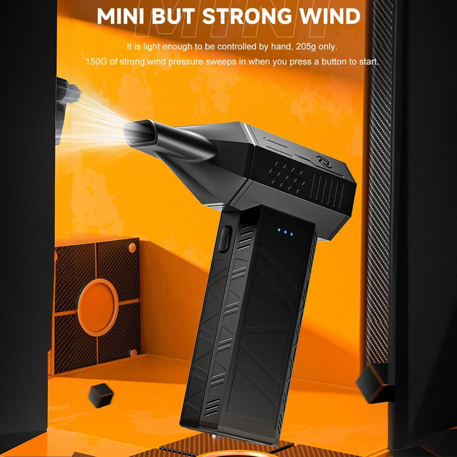 Handheld Air Blower Fan 110000 RPM &ndash; Brushless Motor