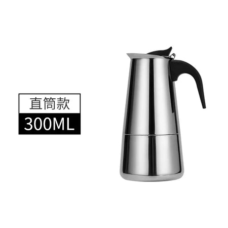 Stainless Steel Moka Pot Coffee Maker 300ml