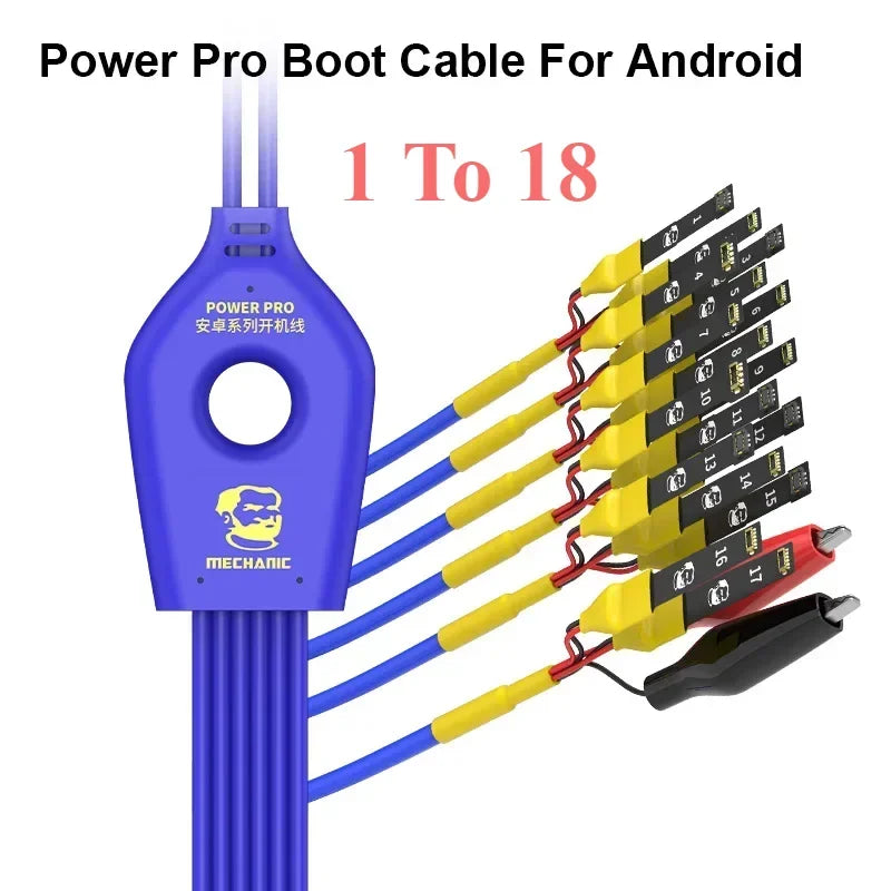 Mechanic Power Pro 1-to-18 Android Power Supply &ndash; Test Cord