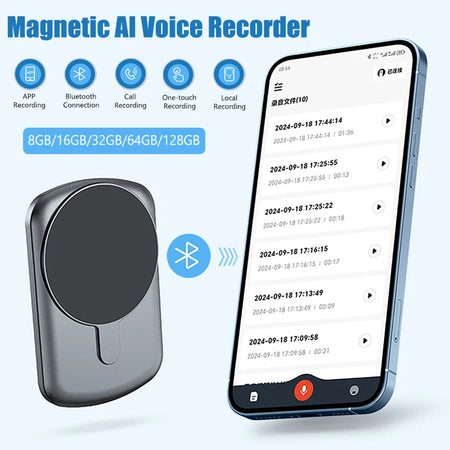 128G Portable Voice Recorder &ndash; One Click Recording