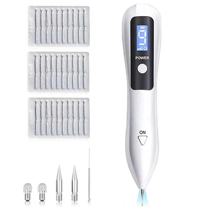 Skin Tag Remover LED Plasma Pen &ndash; Safe Quick Spot Removal White