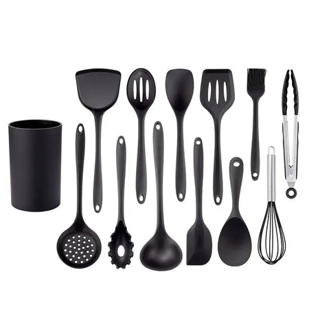 Silicone Kitchenware Cooking Set &ndash; Eco-Friendly Non-Stick Utensils 13pcs
