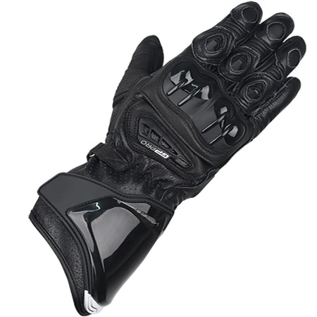 Two-X GP Pro Leather Motorcycle Racing Gloves - Full Finger, Unisex