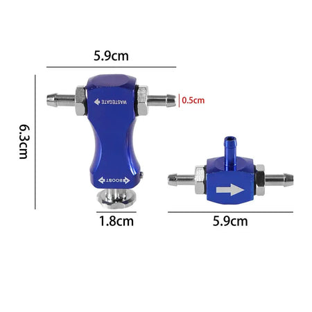 Universal Manual Turbo Boost Controller Bleed Valve Pressurize Regulating Kit Car Modified Turbocharged Regulator Aluminum by InterCyprus Trading Ltd