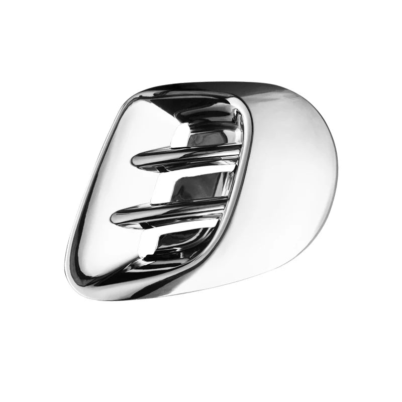 Smart 453 Fortwo 2015-2018 3D Exterior Air Inlet Decoration Cover - Personalized Car Styling Stickers Silver