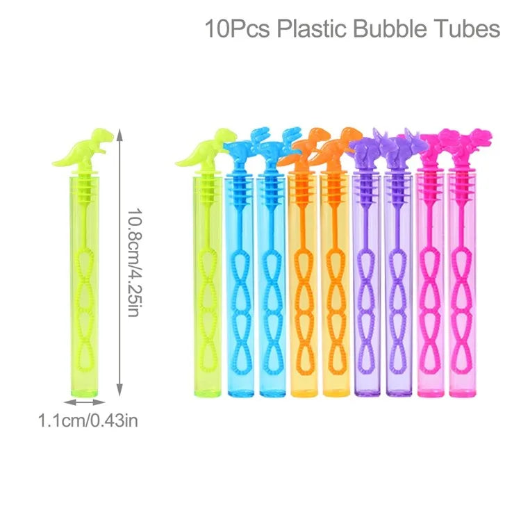 Dinosaur Bubble Tube Soap Bottle for Dinosaur-Themed Parties &amp; Events 10pcs 1