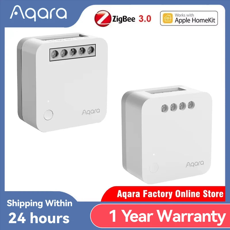 Aqara T1 inteligentný spínač ZigBee 2-kanálový relé pre časové ovládanie HomeKit