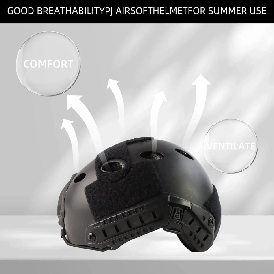 Casco Tattico Stile Fast Per Airsoft Paintball E Sport Di Tiro