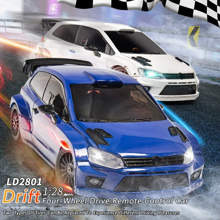 LD2801 1/28 Mini RC Car &ndash; Ultra Fast 4WD Drift Racing