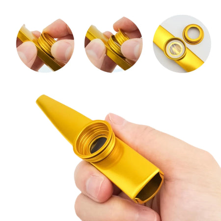 Miwayer Metal Kazoo &ndash; Easy to Play with Clear, Bright Tone