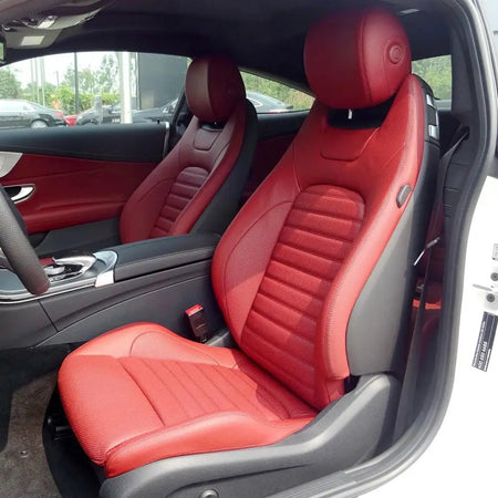 PU Leather Car Seat Cover Protector Four Seasons Auto Fit