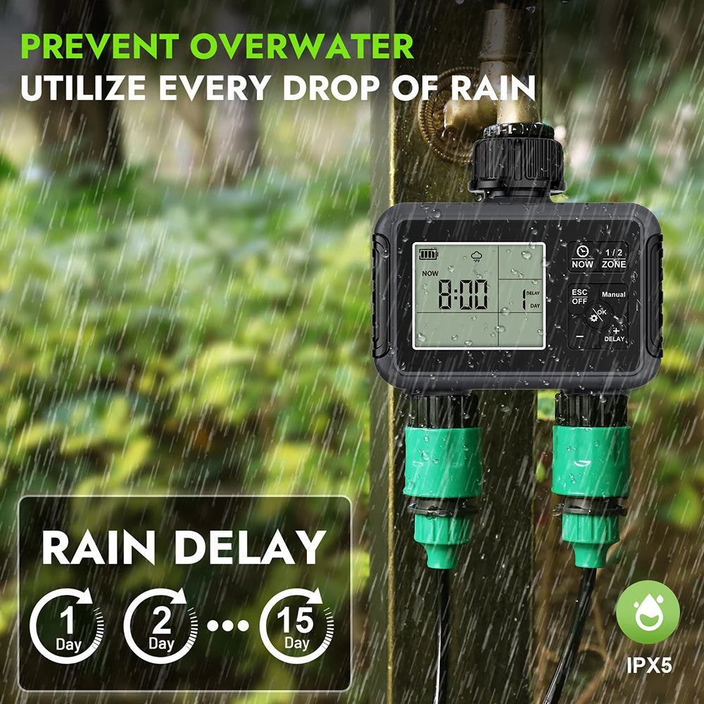 JUANJUAN Intelligent Water Timer &ndash; Programmable Automatic Irrigation System