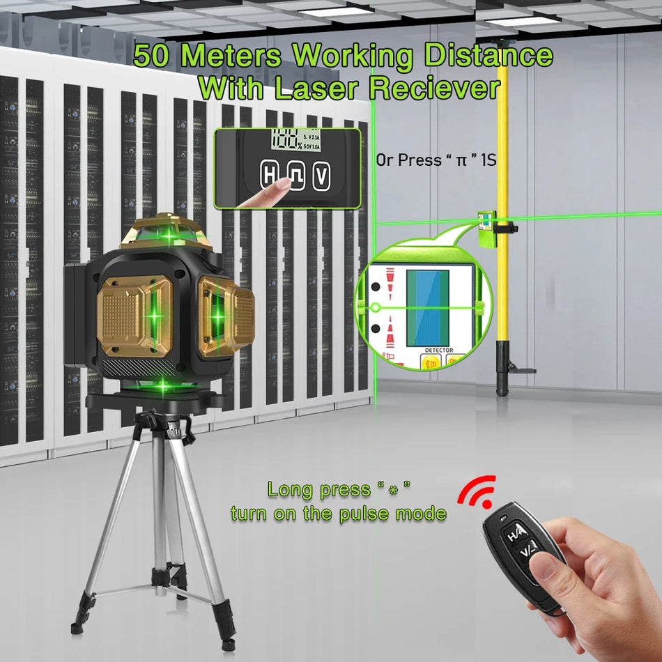 IE16Q &ndash; 360 Degree Self Leveling Laser With Green Beams
