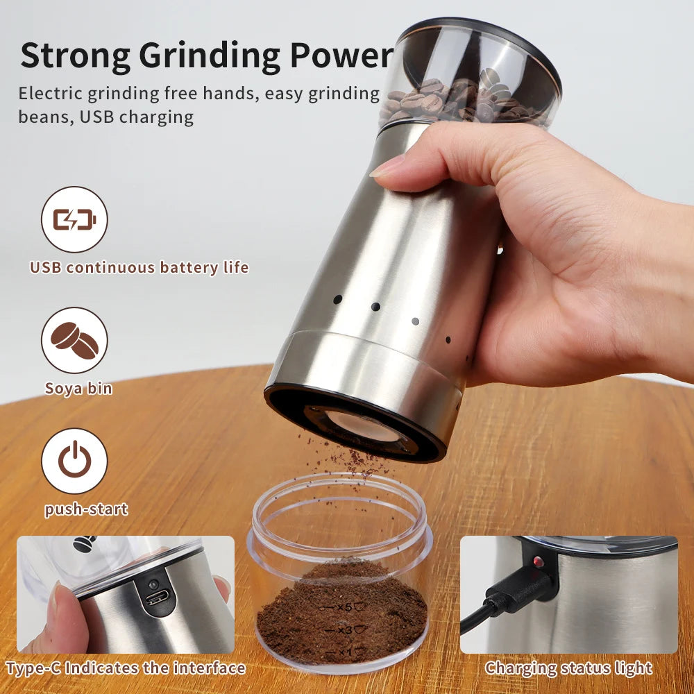 Choice Electric Coffee Grinder &ndash; USB Rechargeable Portable