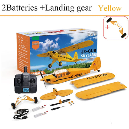Wltoys A160 J3-CUB RTF 2.4G Brushless RC Airplane &ndash; Ready to Fly 2BL New Version