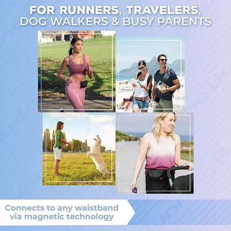 Running Fanny Pack &ndash; Waterproof Magnetic Sealing Waist Bag