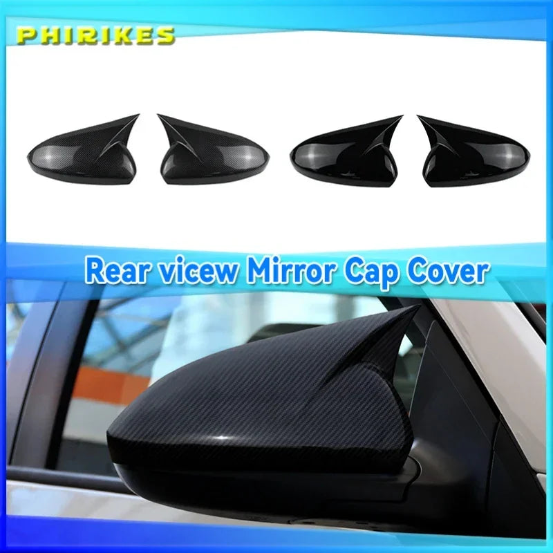 2Pc Melni Oglekļa Šķiedras Spoguļu Vāki Cruze 2008 2016