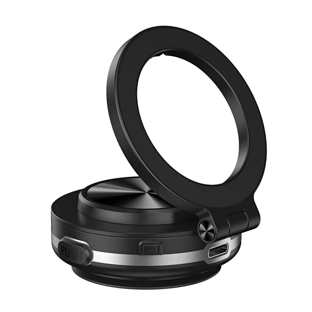 CrownQu Car Phone Holder &ndash; 360 Degree Rotating Magnetic Mount Black