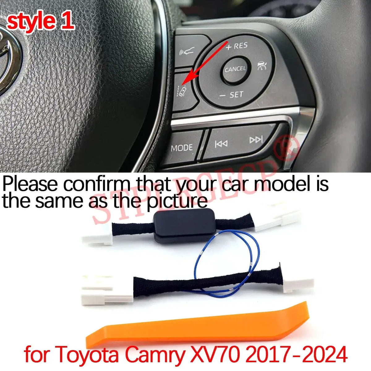 Car Lane Keeping Assist Automatic Shut Off Device for Toyota Camry XV70 XV80 2017-2027 LTA LDA Function Default Off Cable by InterCyprus Trading Ltd