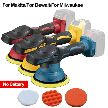 Cordless Car Polisher - 8 Gears Adjustable for Makita/Dewalt/Milwaukee 20V