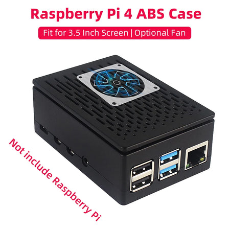 Raspberry Pi 4 Model B ABS Case &ndash; Compatible With 3.5 Inch Touch Screen