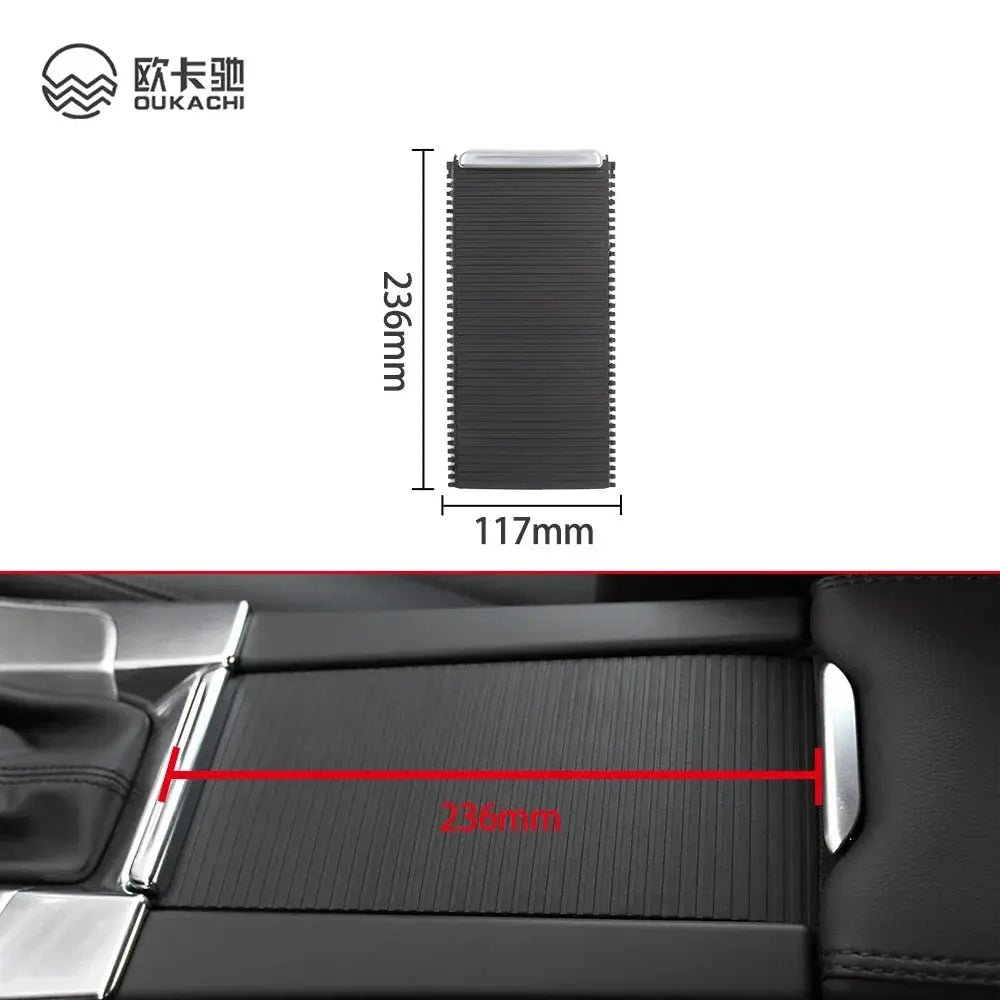 For Volvo XC60 2009-2017 S60 S60L 2011-19 Car Center Console Sliding Shutters Cup Holder Roller Blind Cover Replacement 39868873 by InterCyprus Trading Ltd