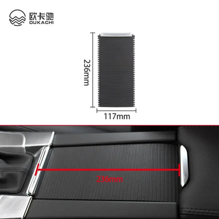 For Volvo XC60 2009-2017 S60 S60L 2011-19 Car Center Console Sliding Shutters Cup Holder Roller Blind Cover Replacement 39868873 by InterCyprus Trading Ltd