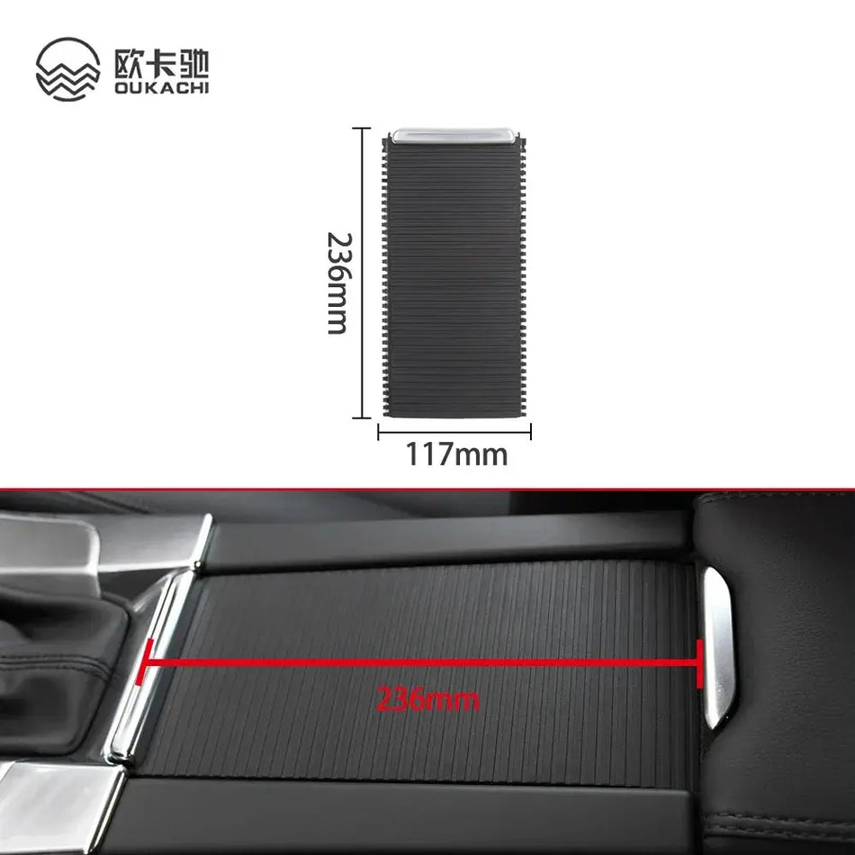 For Volvo XC60 2009-2017 S60 S60L 2011-19 Car Center Console Sliding Shutters Cup Holder Roller Blind Cover Replacement 39868873 by InterCyprus Trading Ltd