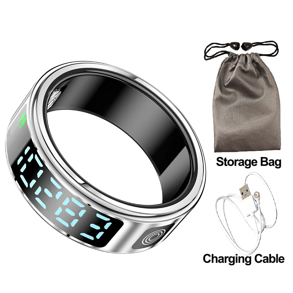 2025 SR08 Smart Ring with LED Display
