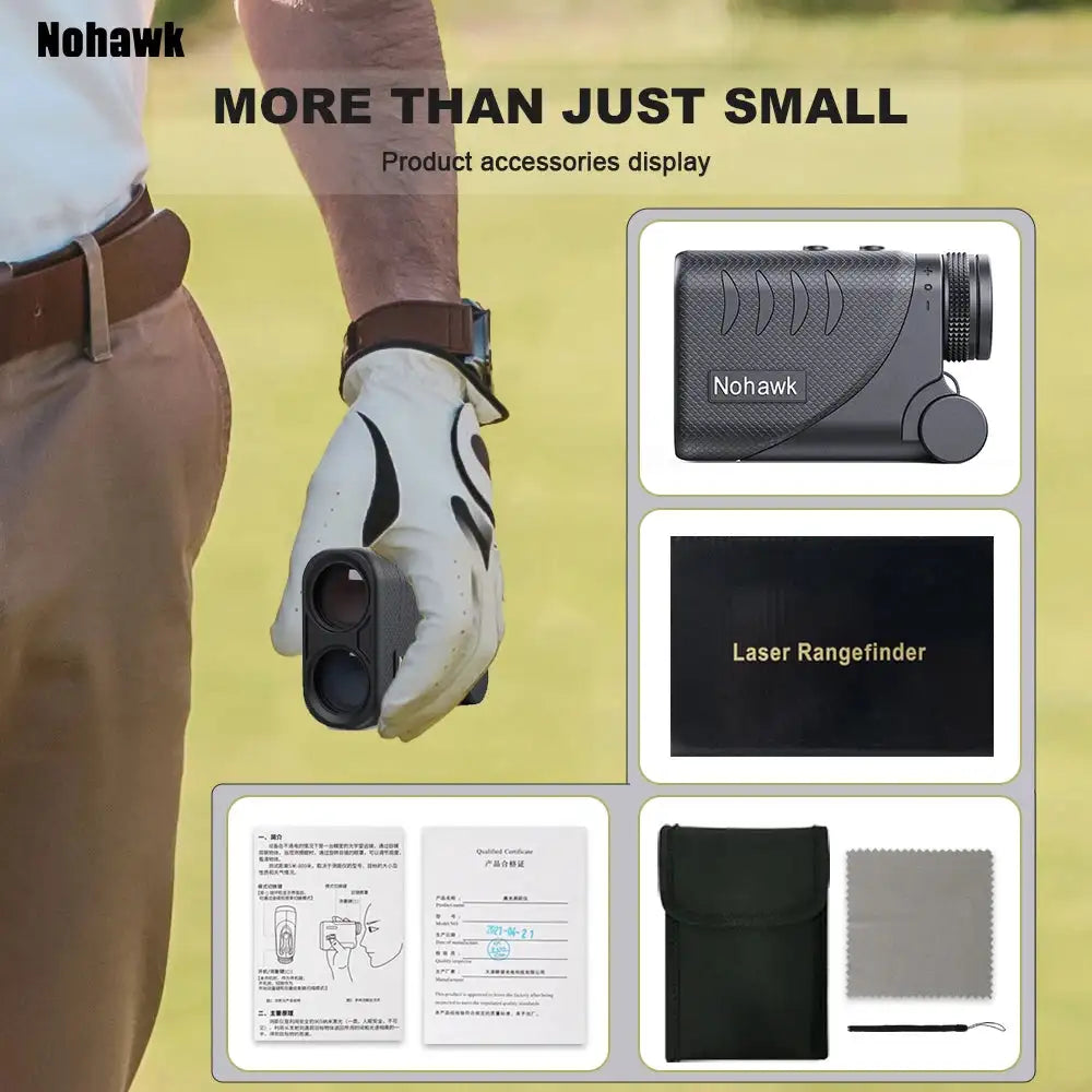 Nohawk Golf Rangefinder Flag Lock Slope Distance Monocular