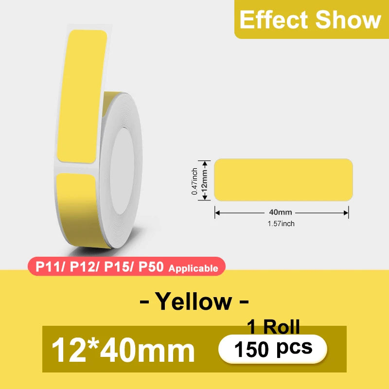 Marklife Mini Bluetooth Thermal Label Printer - Compact &amp; Portable Ink-Free Sticker Maker 150pcs papaer d