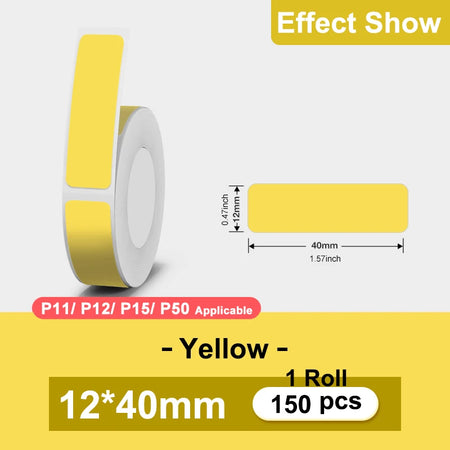 Marklife Mini Bluetooth Thermal Label Printer - Compact &amp; Portable Ink-Free Sticker Maker 150pcs papaer d