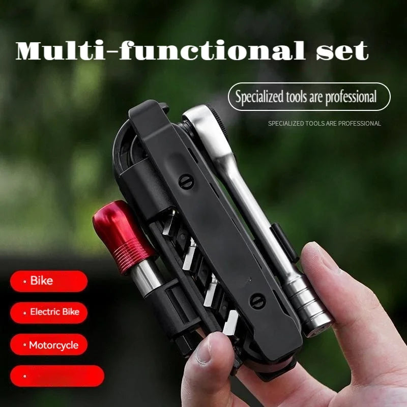 Kandev Jalgratta Tööriistade Komplekt Koos Ratta Võtme Ja Rehvi Leverage'iga