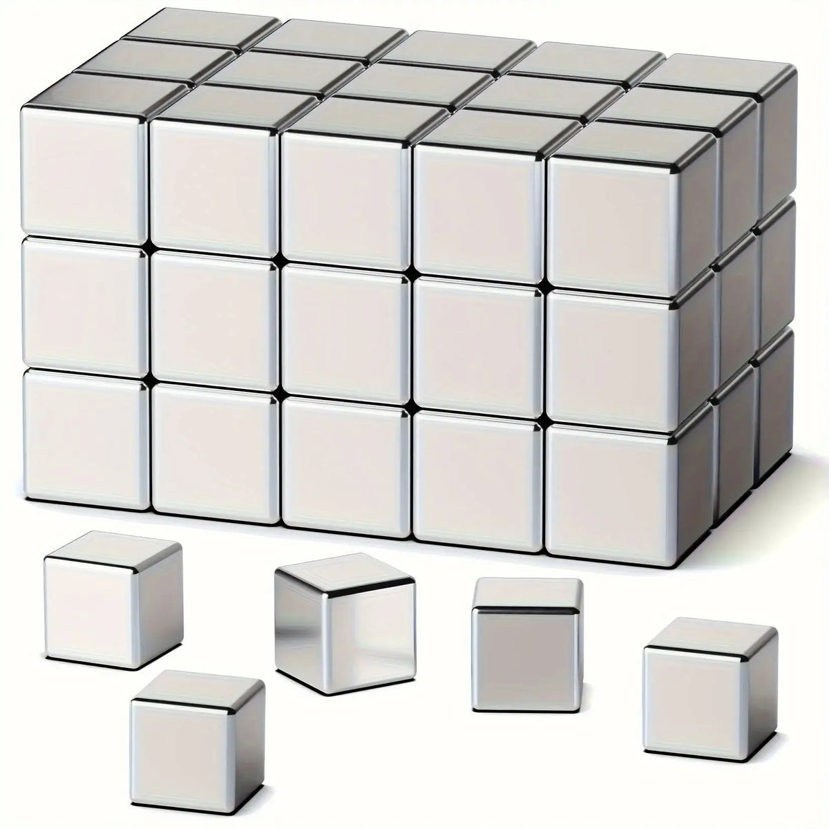 Powerful Square Magnets for Home &amp; Office Use 5x5x5-100PCS 1