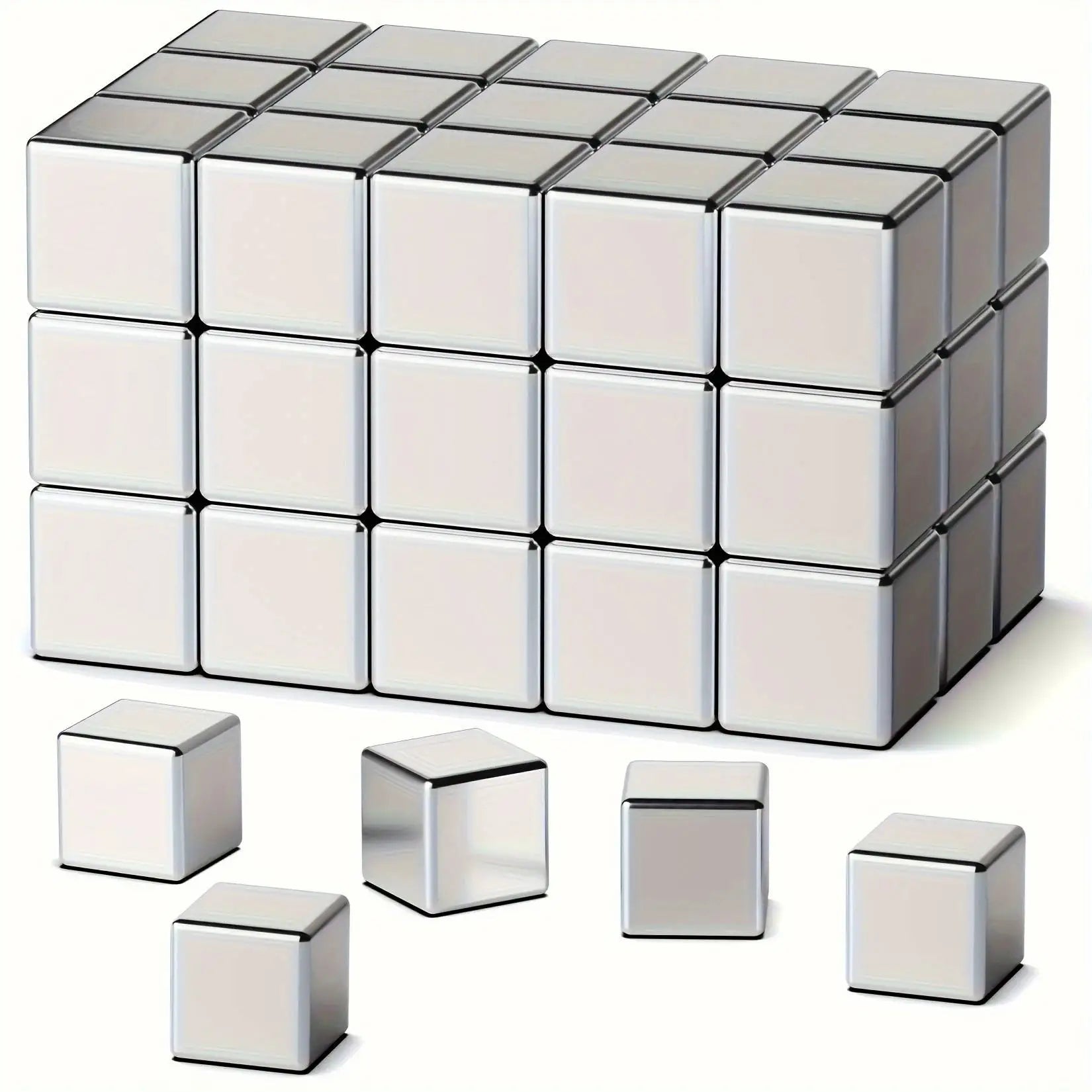 Powerful Square Magnets for Home &amp; Office Use 5x5x5-100PCS 1