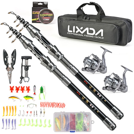 TOMSHOO Telescopic Fishing Rod Kit &ndash; Pliers and Lip Grip Kit 1.5m