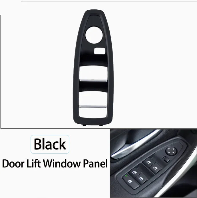 Upgrade Interior Door Carbon Fiber Window Regulator Switch Panel Trim Cover Replacement For BMW 1 3 4 Series F20 F30 F31 F36 by InterCyprus Trading Ltd