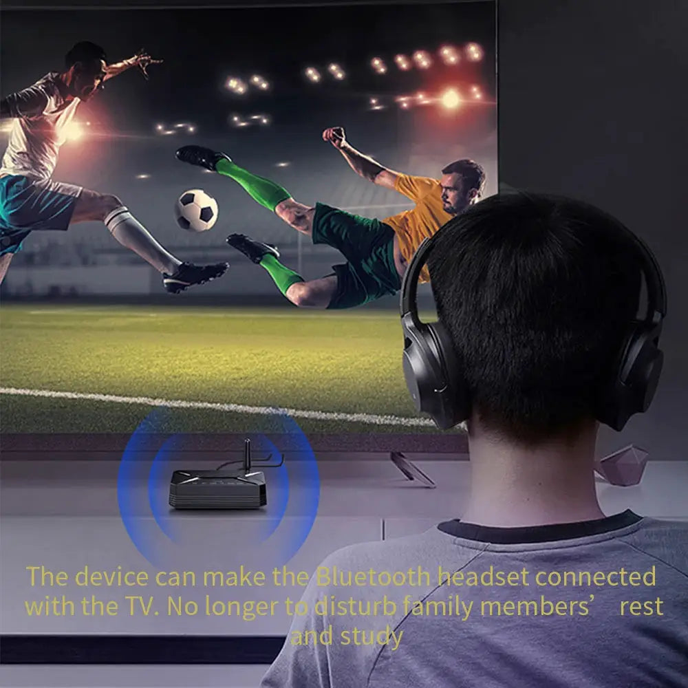 Bluetooth5.0 Audio Transmitter Receiver 40M HD Low Latency Wireless Bluetooth Adapter 3.5mm AUX Jack RCA USB for TV PC Headphone by InterCyprus Trading Ltd
