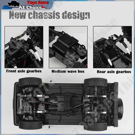 WPL C74-1 1/10 RC Car Jimny Warrior JA11 4WD 2.4G Crawler On-Road Toy