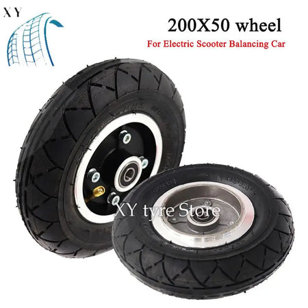 NoEnName_Null 8 Inch Electric Scooter Wheel with Pneumatic Tire &amp; Alloy Rim