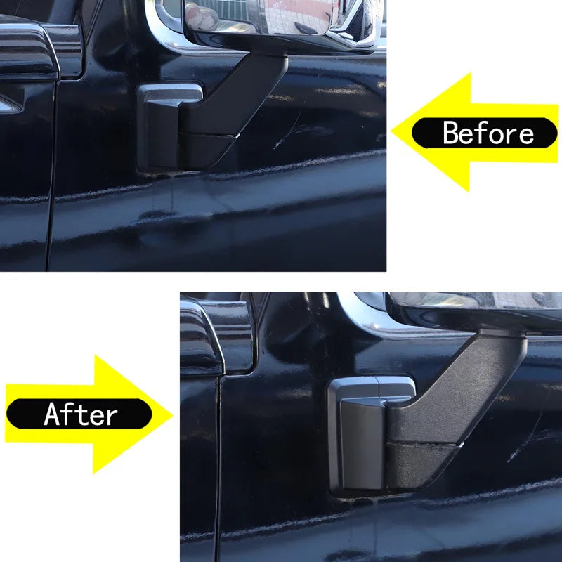 Για 2005-2009 Hummer H3 ABS Ματ Μαύρο Κάλυμμα Καθρέφτη Αυτοκόλλητο