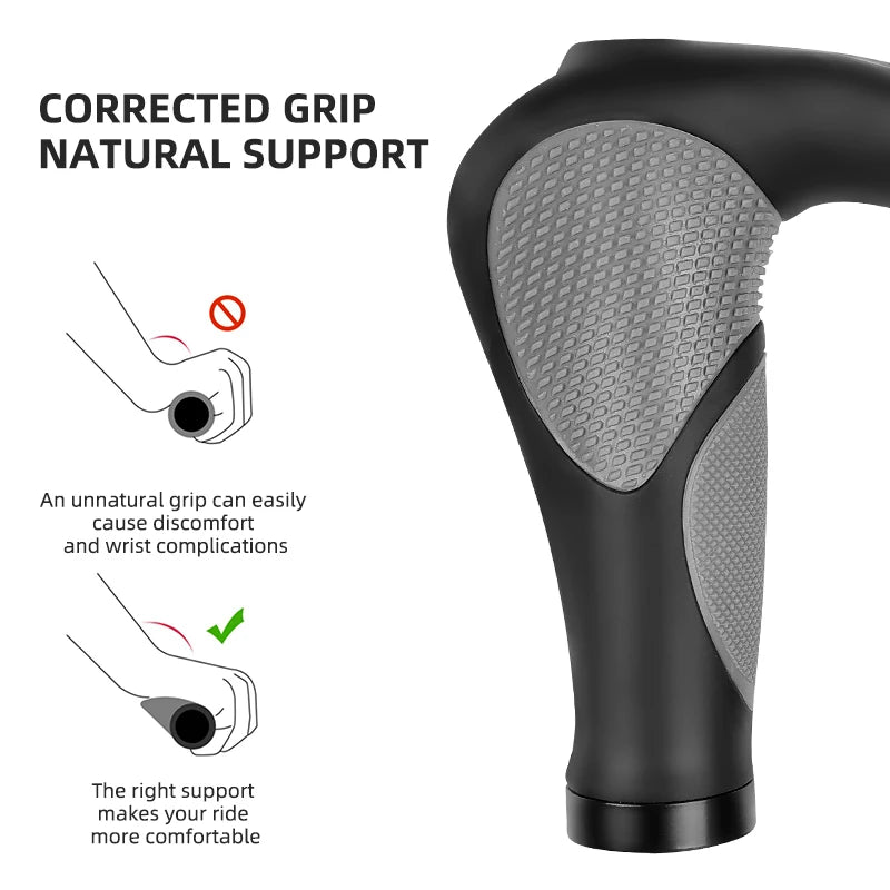 Shockproof Anti-Slip Ergonomic Bike Handlebar Grips