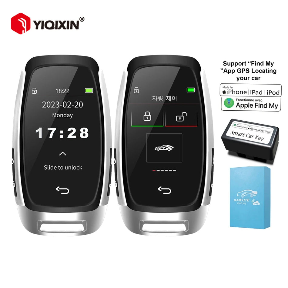 Išmaniojo rakto ekranas BMW Audi Mercedes-Benz Lexus Hyundai CF920 universalus LCD jutiklinis raktas