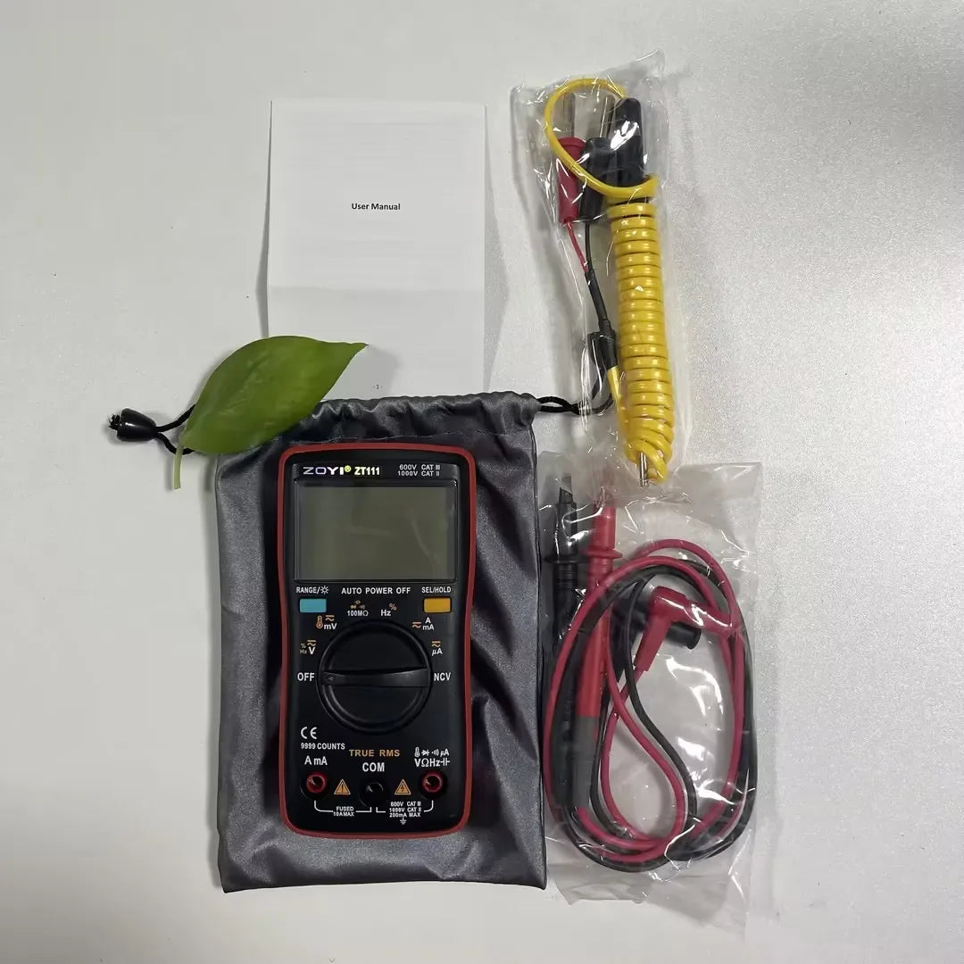 ZOYI ZT111 Digital Multimeter &ndash; True RMS NCV 9999-Count ZT111-No box