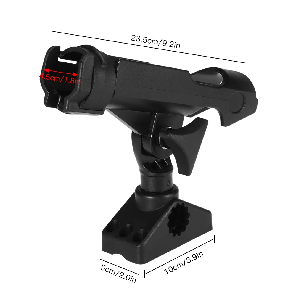 Fishing Rod Holder Base Stainless Steel &ndash; 360 Degree Rotate