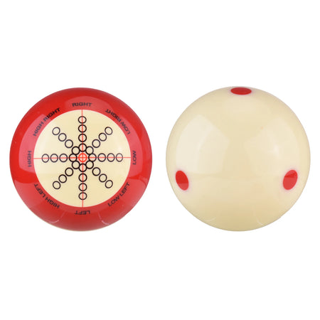 Red White Resin Billiard Ball &ndash; Long Lifespan Resin 1set